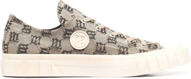 MISBHV monogram lace-up sneakers Neutrals