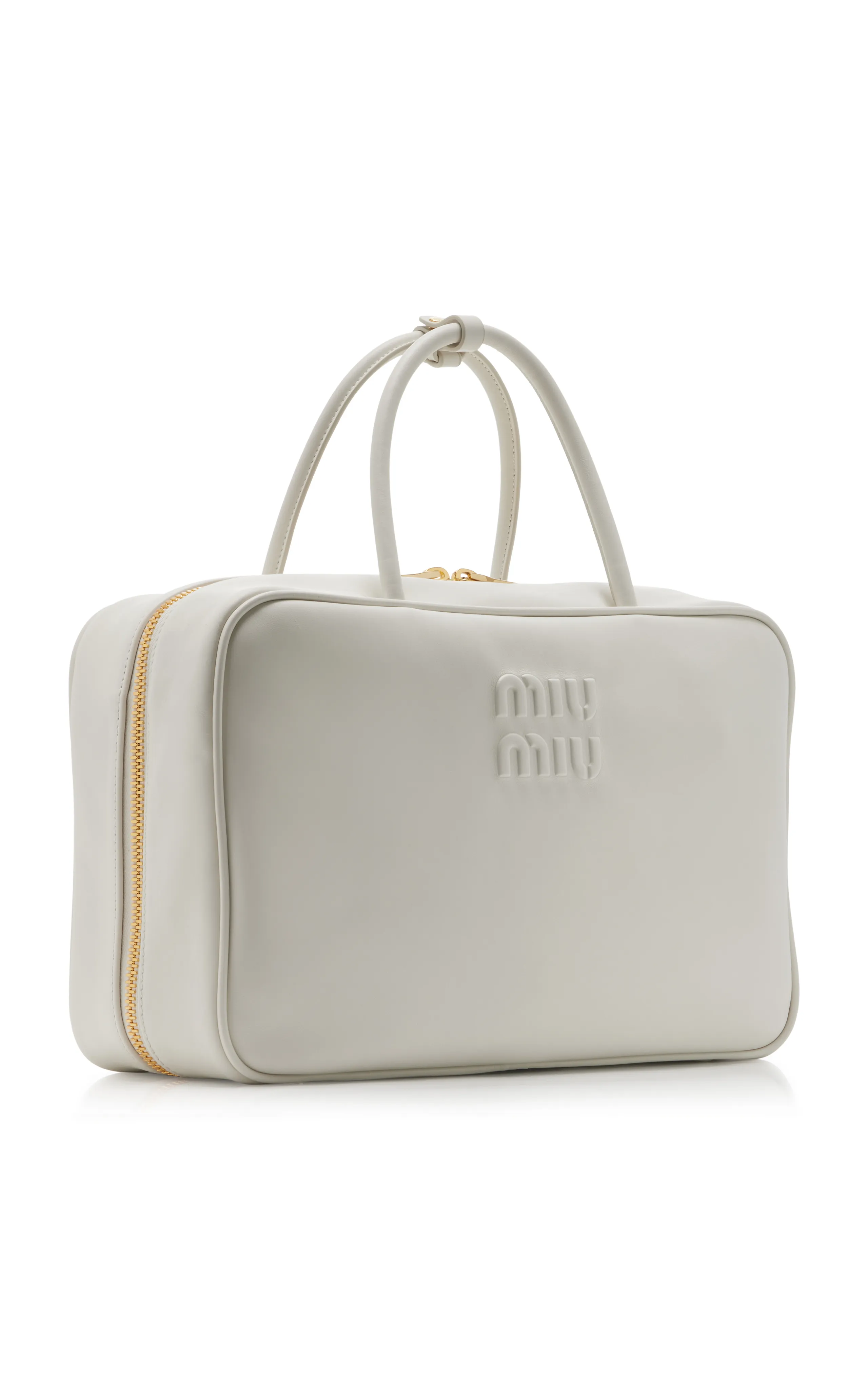 Miu Miu Leather Top Handle Bag