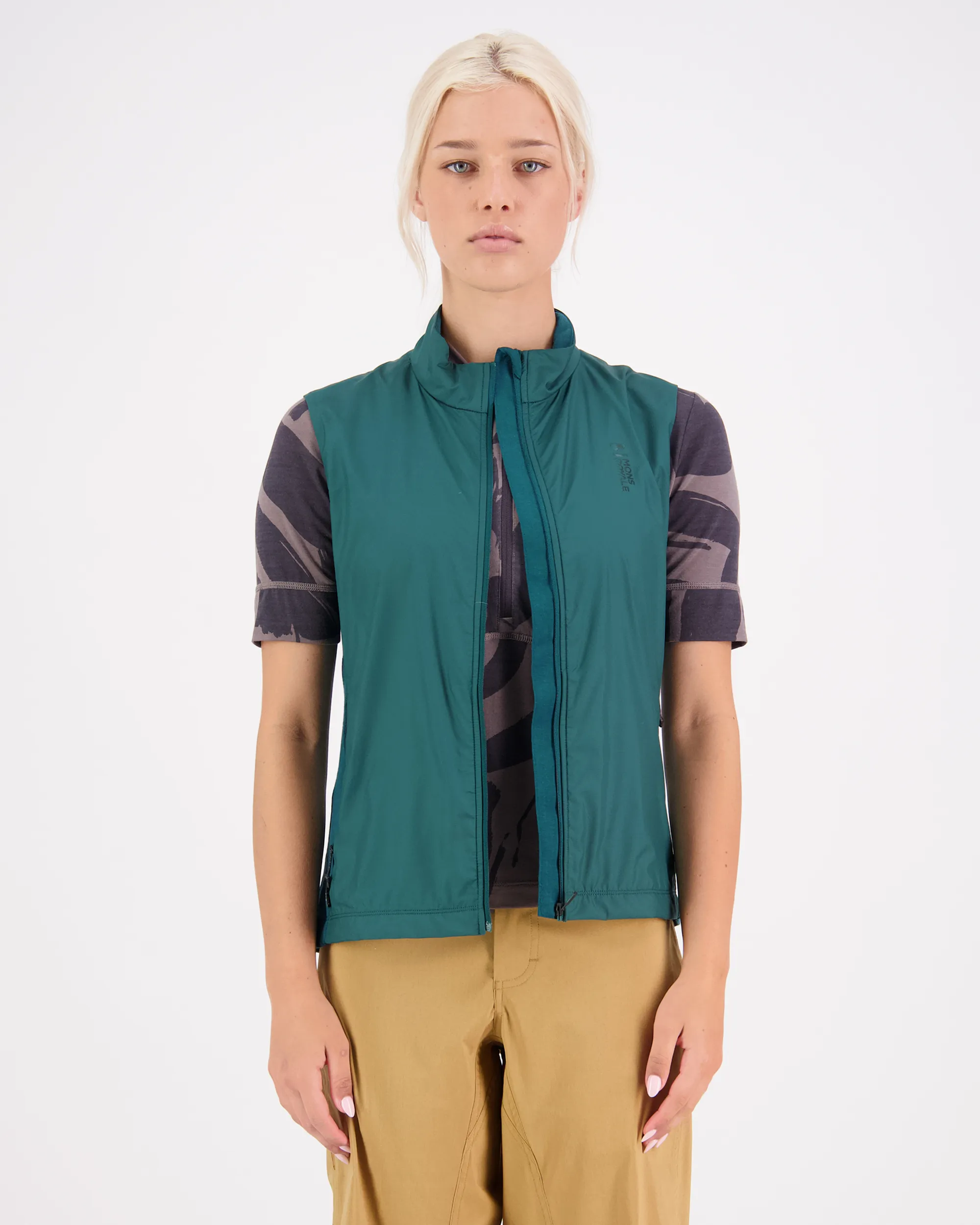 Mons Royale Women's Redwood Wind Vest Evergreen | Buy Mons Royale Women's Redwood Wind Vest Evergreen here | Outnorth