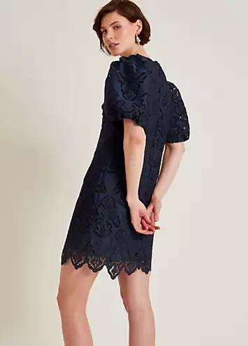 Monsoon Lila Lace Tunic Mini Dress | Grattan