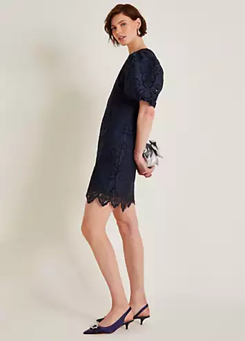 Monsoon Lila Lace Tunic Mini Dress | Grattan