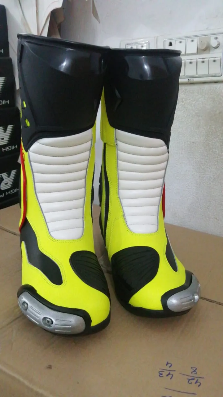 MOTORBIKE RACEING LEATHER BOOT MN-05