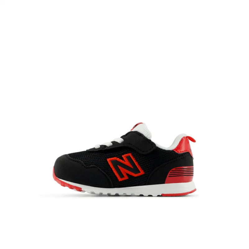 New Balance Infant & Toddler Boys 515 NEW-B Hook & Loop Shoe - NW515KBR (X-Wide)