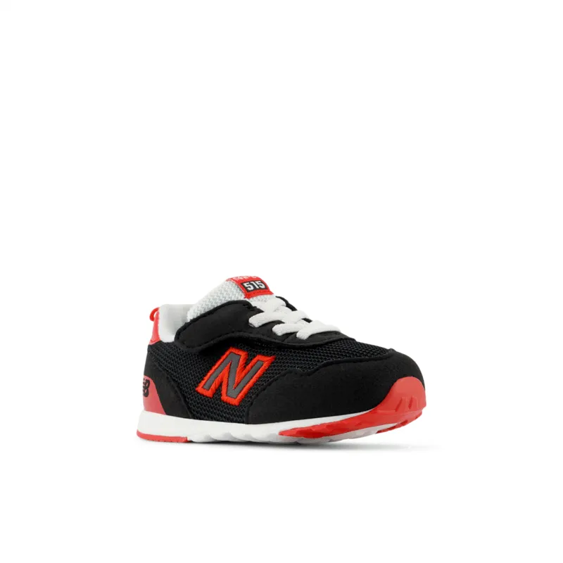 New Balance Infant & Toddler Boys 515 NEW-B Hook & Loop Shoe - NW515KBR (X-Wide)