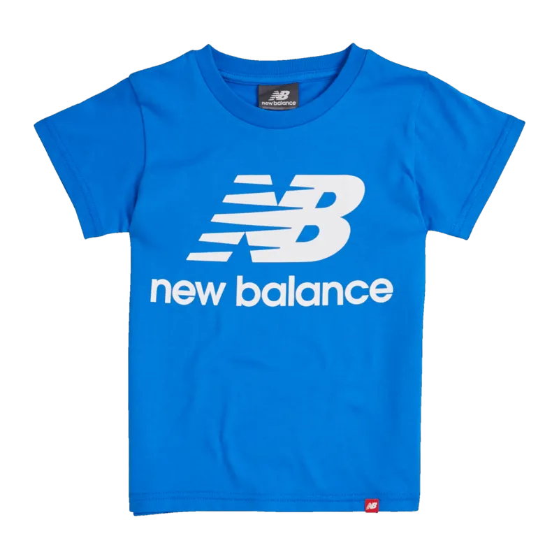 New Balance Youth Essentials Stacked Logo Tee