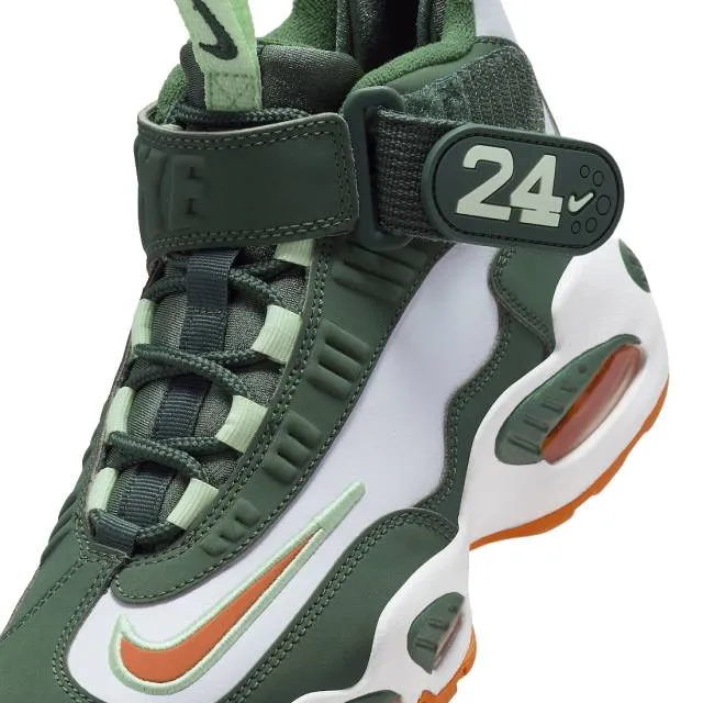 Nike air griffey max 1 gs (miami hurricanes/ fir/ bright mandarin/ white/ vapor green) big kids 3.5y-7y fz7281-323