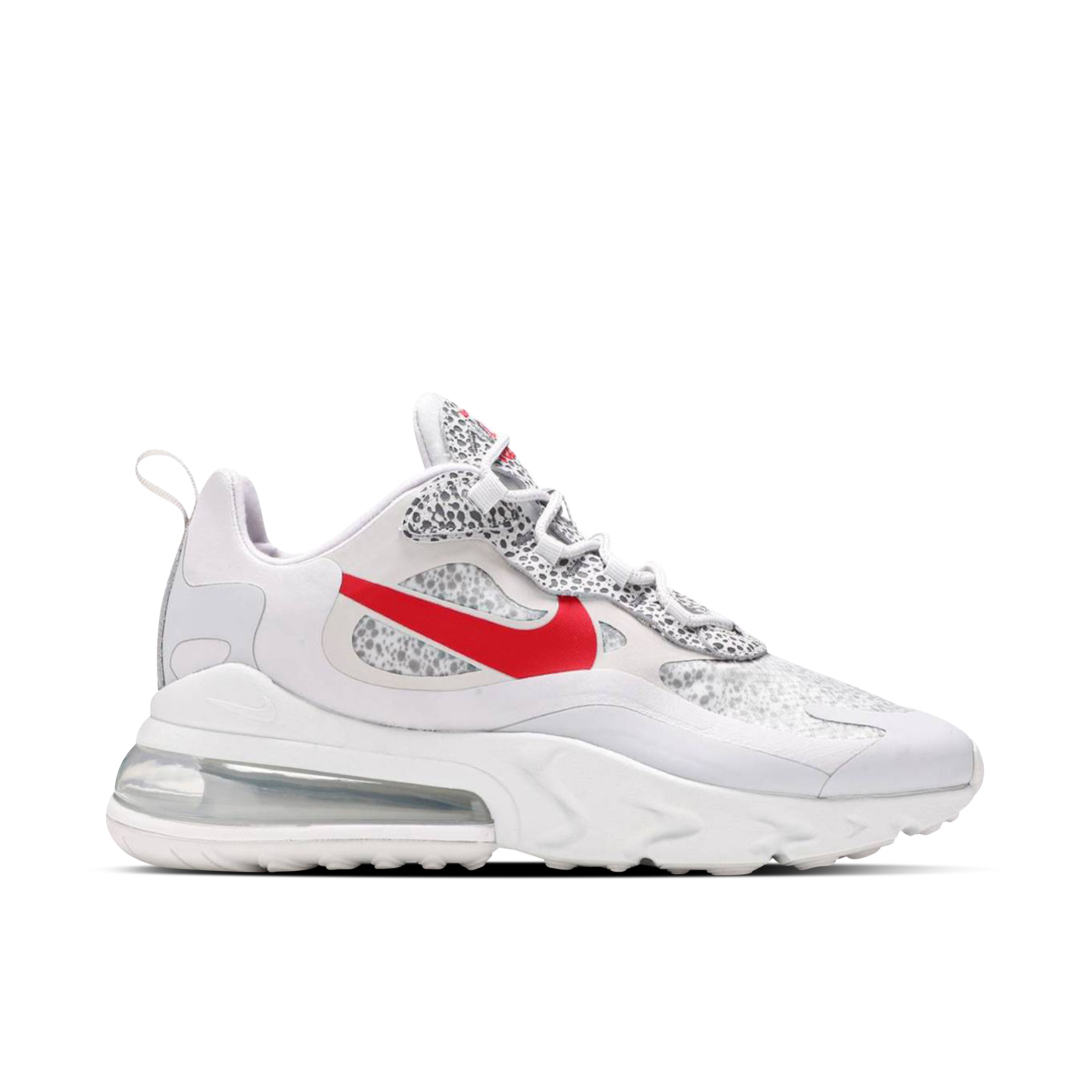 Nike Air Max 270 React Safari Neutral Grey Red | CT2535-001 | Laced