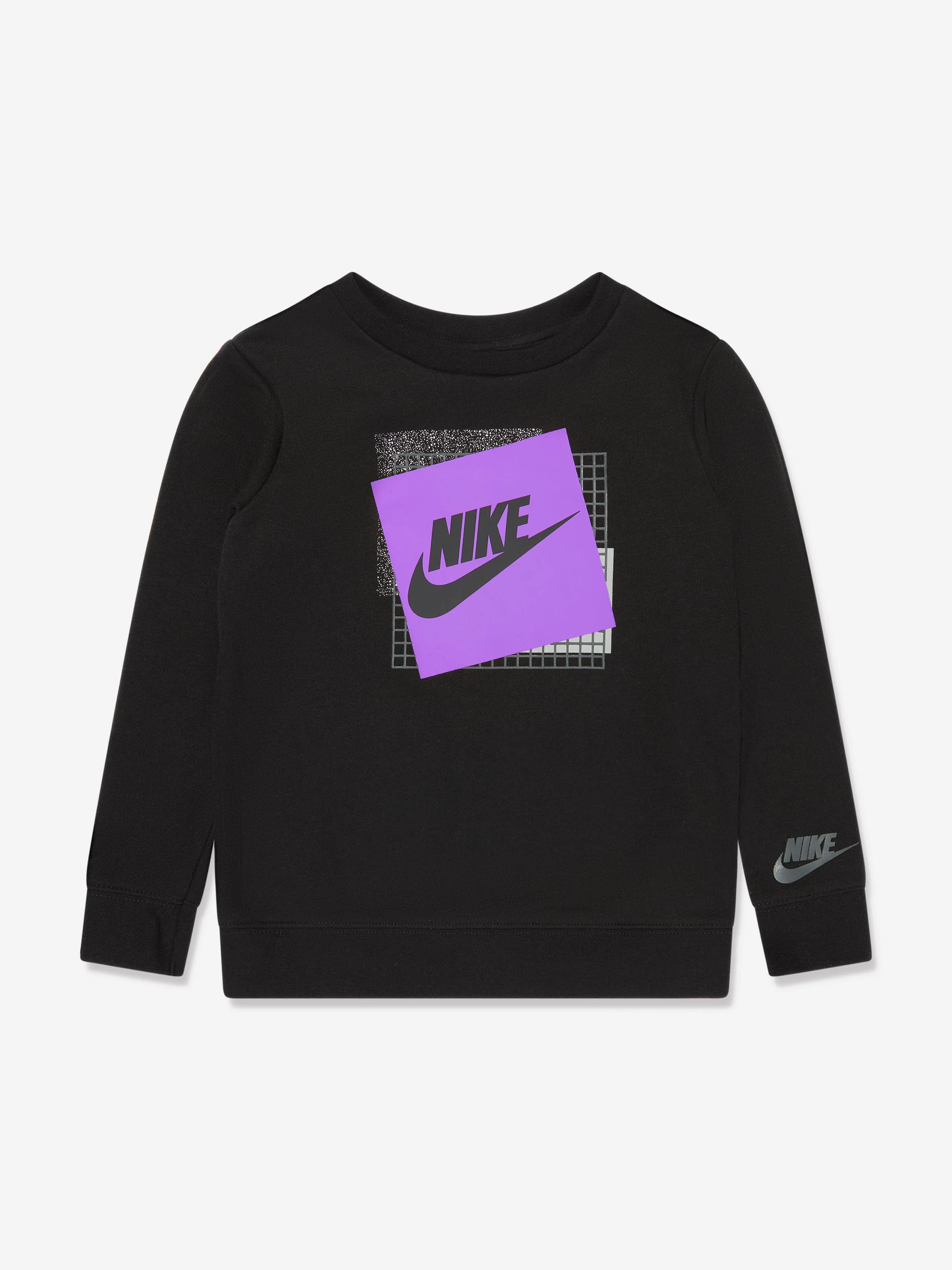 Nike Boys Logo Tracksuit in Black