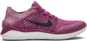 Nike Free RN Flyknit 2018 Raspberry Red White Teal Tint sneakers Purple