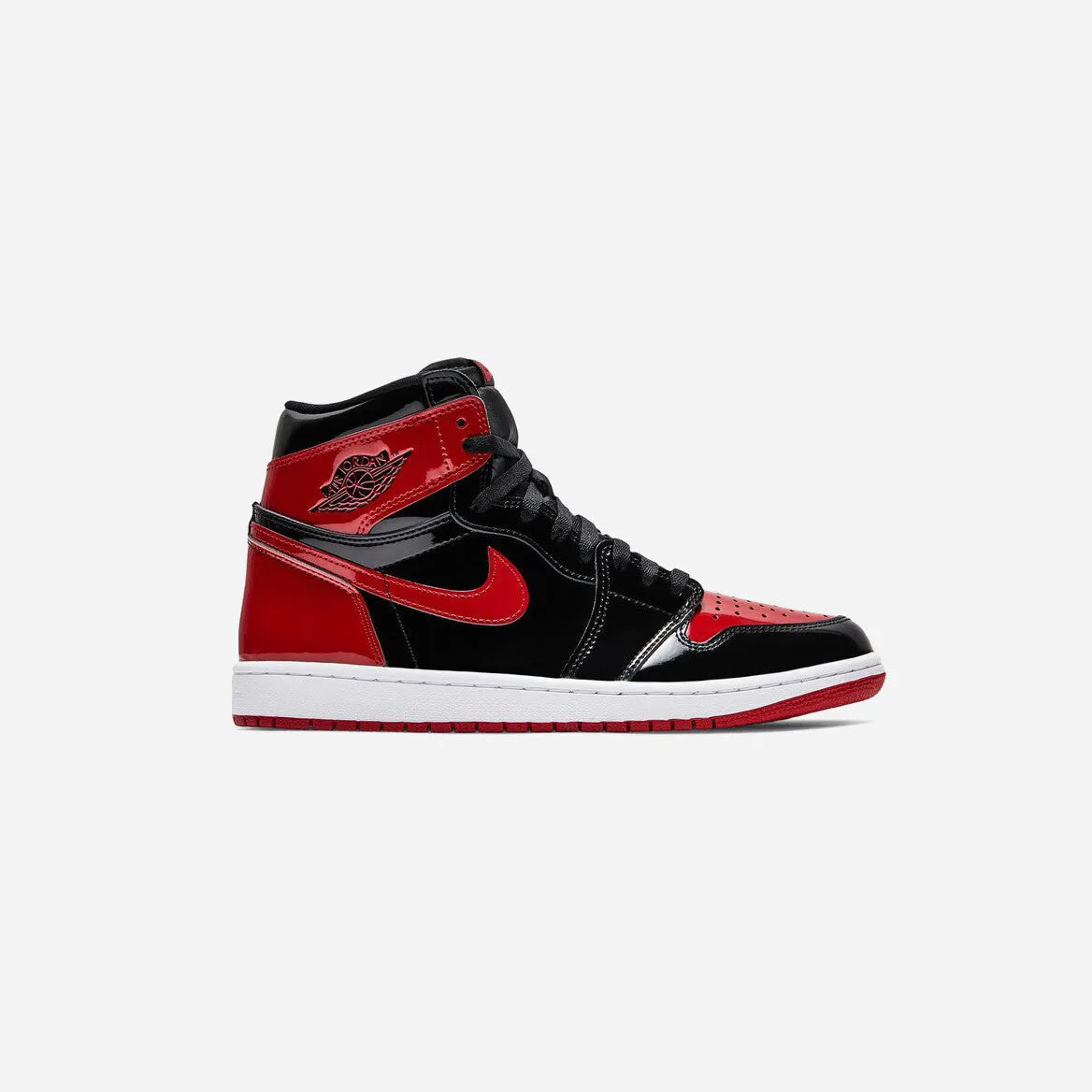 NIKE  JORDAN 1 HIGH PATENT BRED