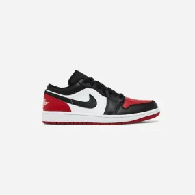 NIKE  JORDAN 1 LOW BRED TOE 2.0