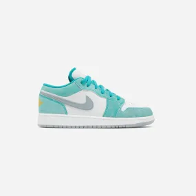 NIKE  JORDAN 1 LOW NEW EMERALD (GS)