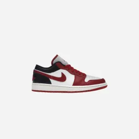 NIKE  JORDAN 1 LOW REVERSE BLACK TOE (WOMEN'S)