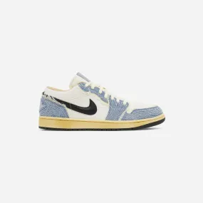 NIKE  JORDAN 1 LOW SASHIKO DENIM