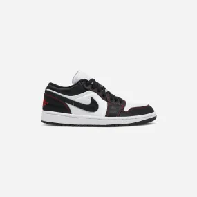 NIKE  JORDAN 1 LOW SE UTILITY WHITE BLACK GYM RED (WOMEN'S)