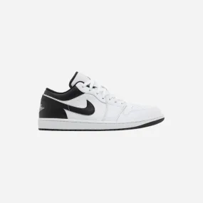 NIKE  JORDAN 1 LOW WHITE BLACK