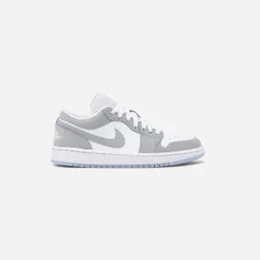 NIKE  JORDAN 1 LOW WOLF GREY (WOMEN'S)