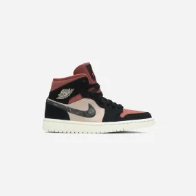 NIKE  JORDAN 1 MID CANYON RUST