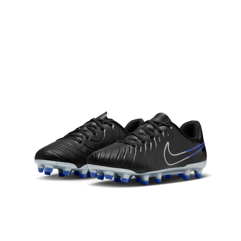 Nike Junior Tiempo Legend 10 Club FG Soccer Cleats | Black Pack