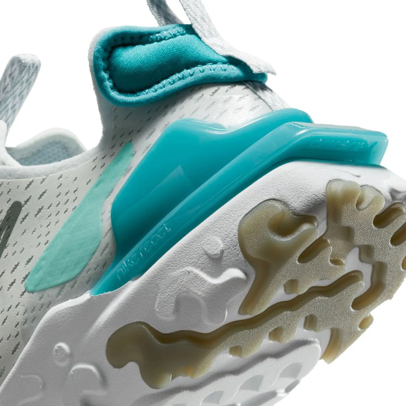 Nike React Vision Pure Platinum/Smoke Grey-Aquamarine