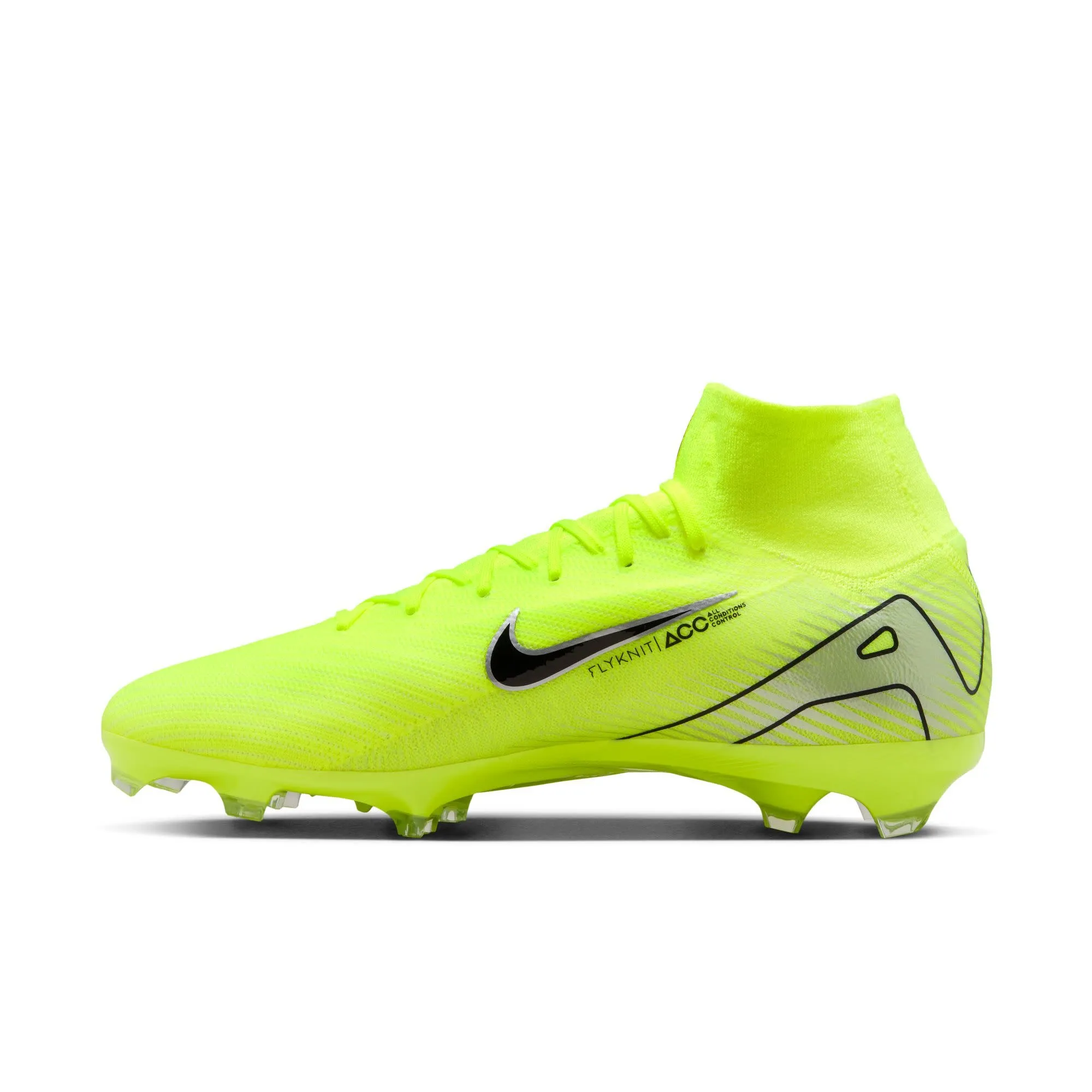 Nike Zoom Mercurial Superfly 10 Pro FG (Volt/Black)