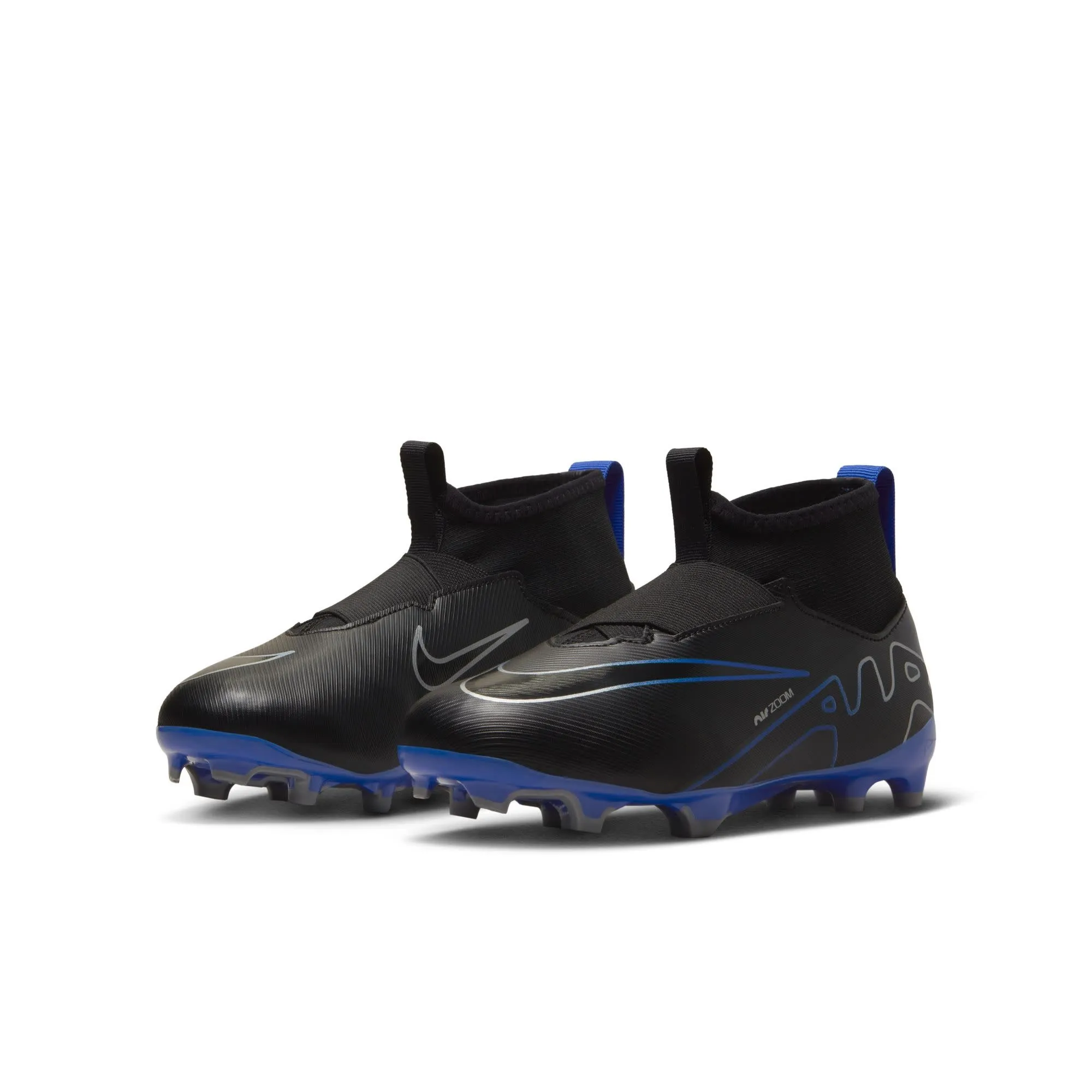 Nike Zoom Mercurial Superfly 9 Academy FG/MG Jr (Black/Blue)