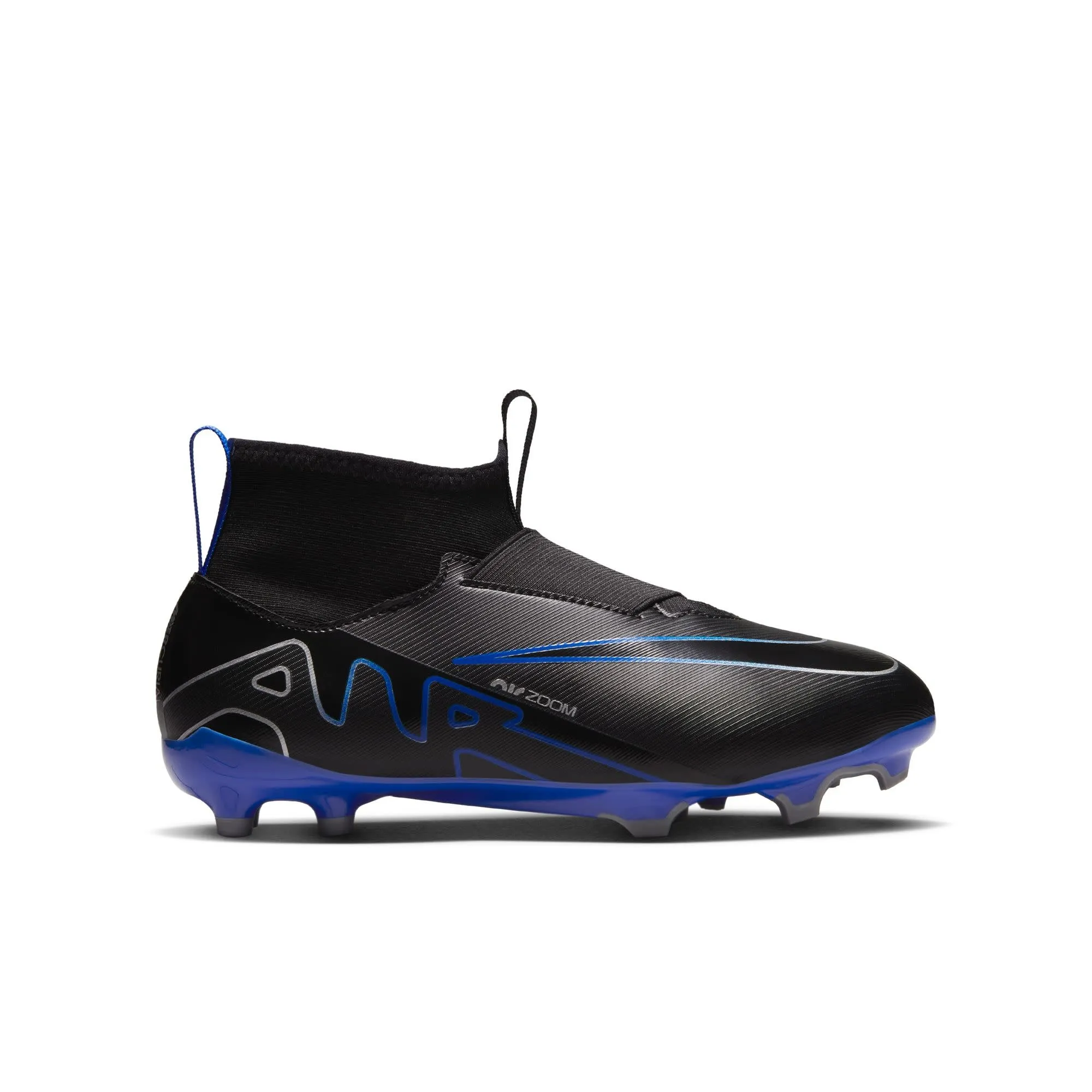 Nike Zoom Mercurial Superfly 9 Academy FG/MG Jr (Black/Blue)