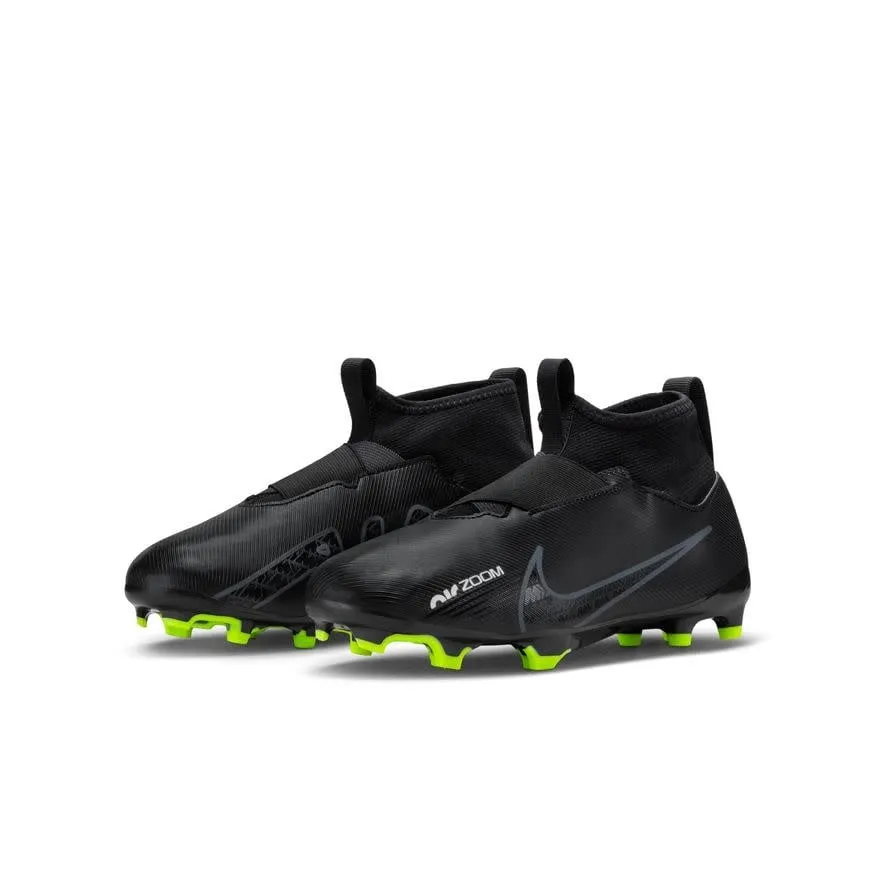 Nike Zoom Mercurial Superfly 9 Academy FG/MG Jr (Black/White)