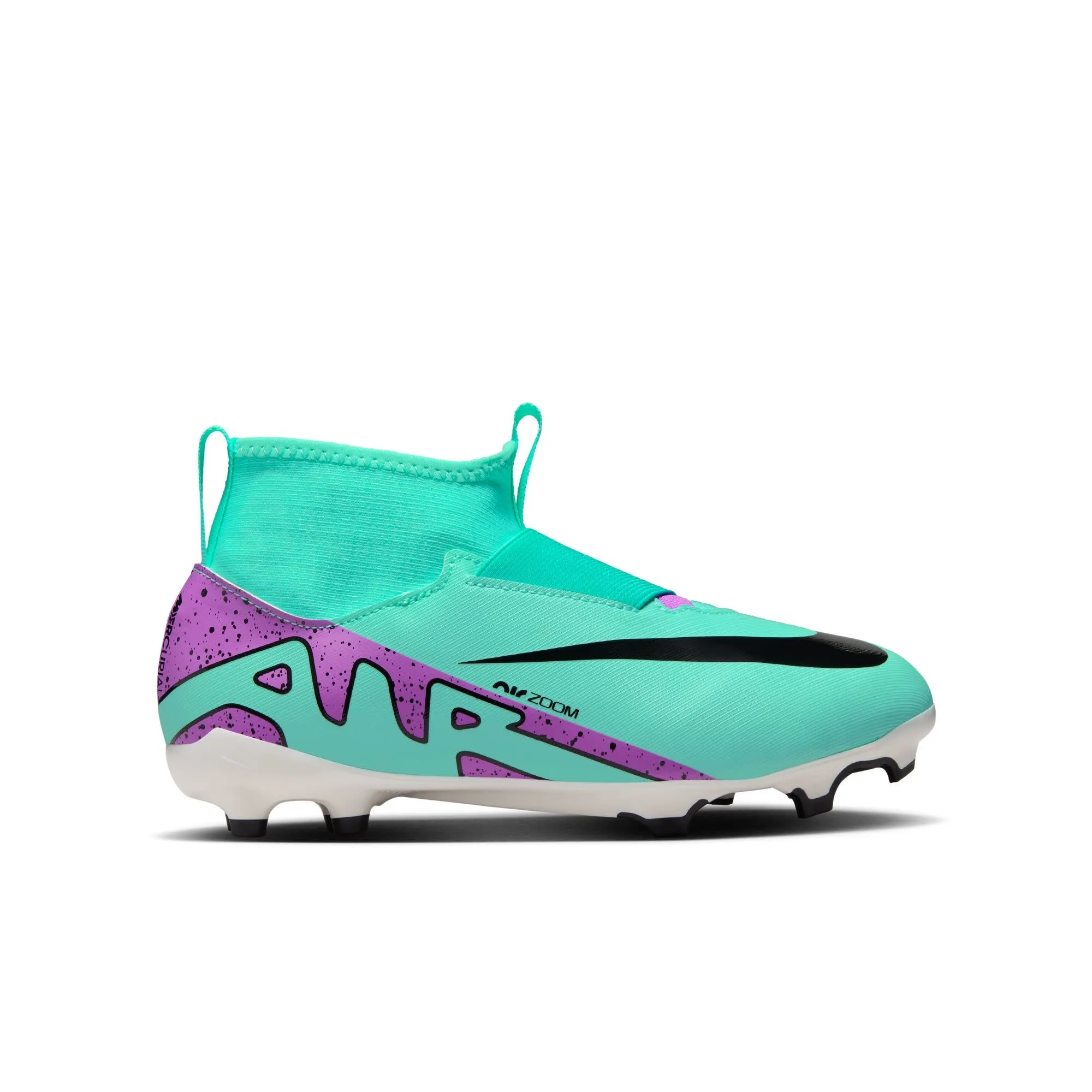 Nike Zoom Mercurial Superfly 9 Academy FG/MG Jr (Teal/Purple)