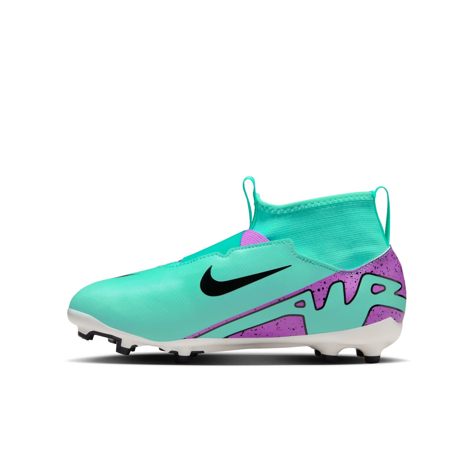 Nike Zoom Mercurial Superfly 9 Academy FG/MG Jr (Teal/Purple)