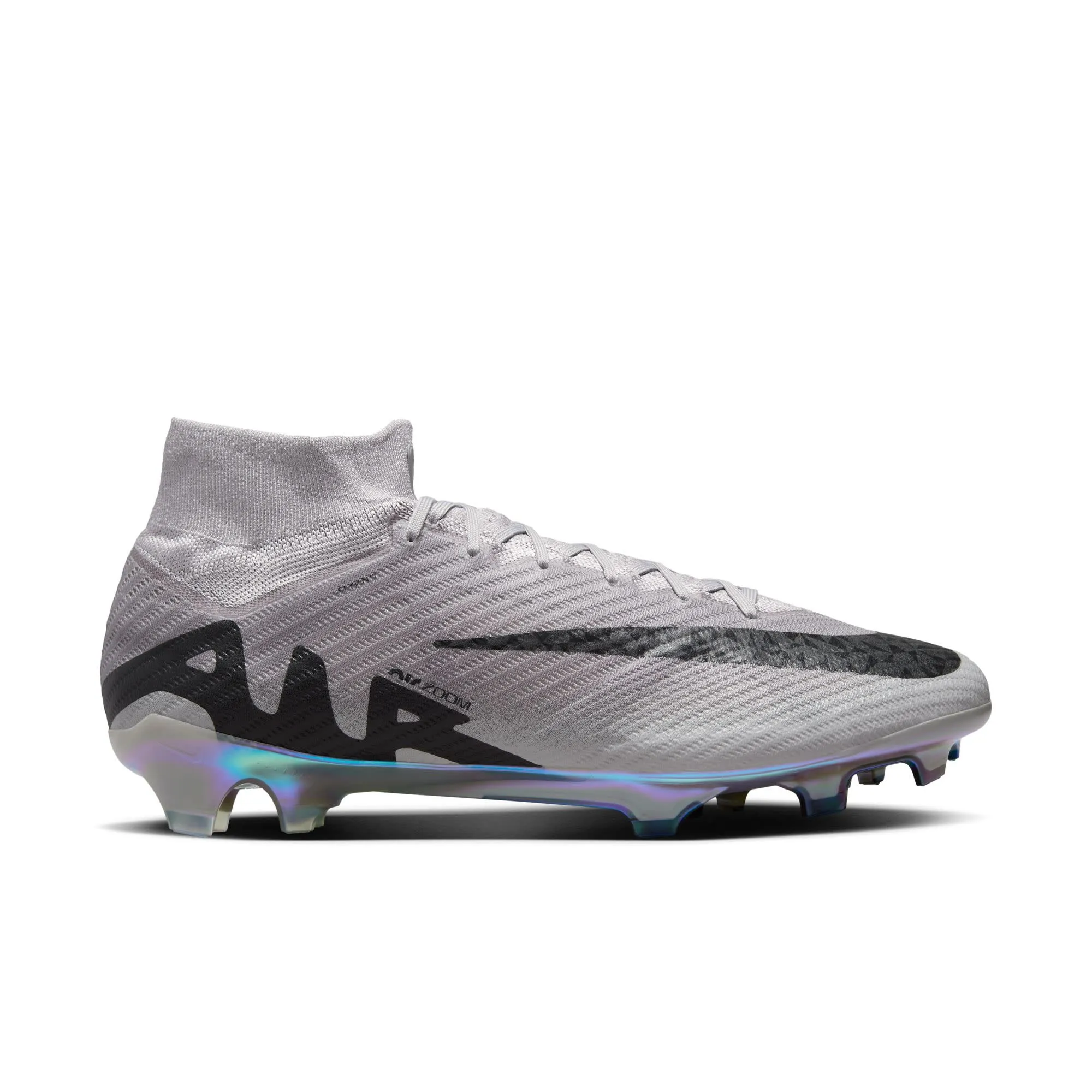 Nike Zoom Mercurial Superfly 9 Elite FG AS (Gray/Black)