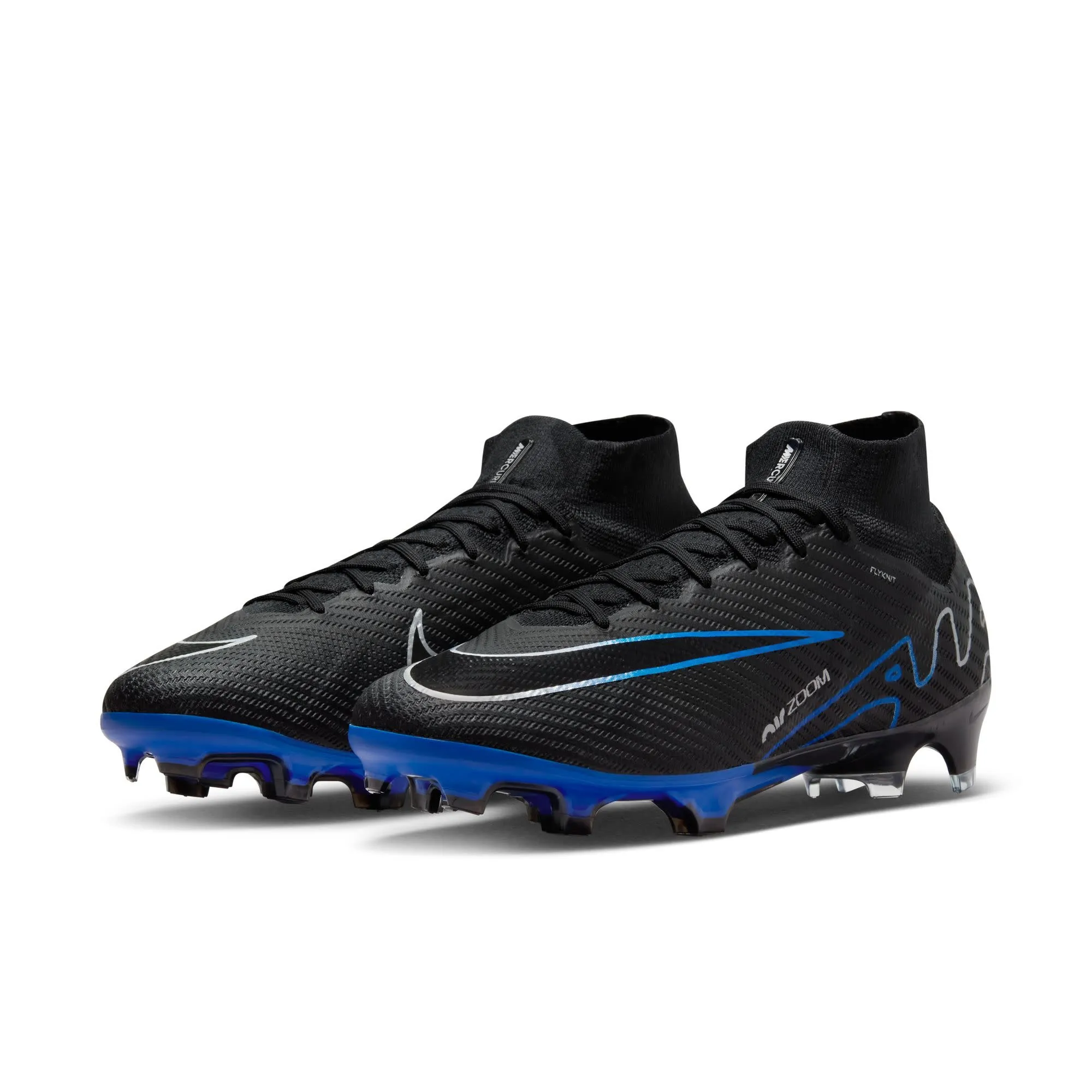 Nike Zoom Mercurial Superfly 9 Elite FG (Black/Blue)