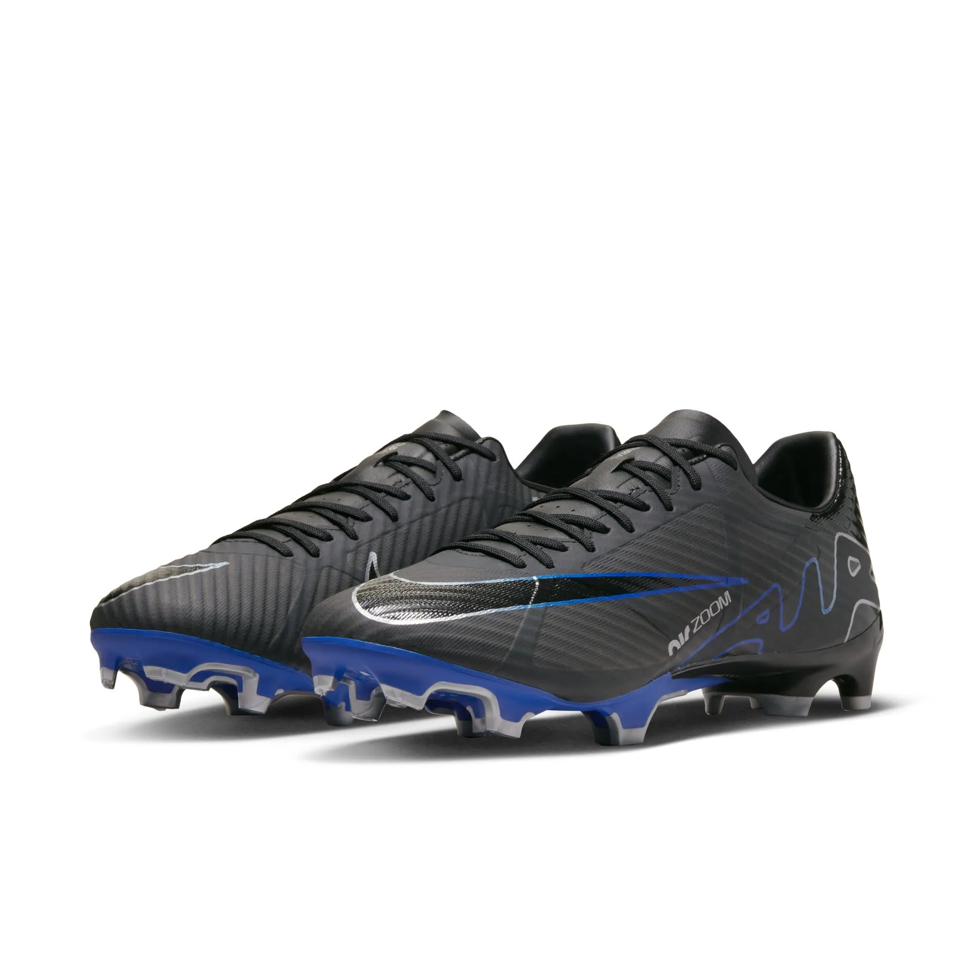 Nike Zoom Mercurial Vapor 15 Academy FG/MG (Black/Blue)