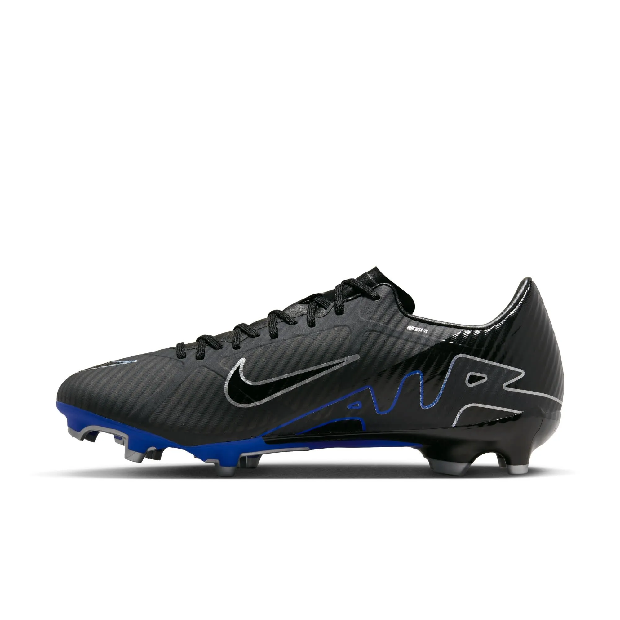 Nike Zoom Mercurial Vapor 15 Academy FG/MG (Black/Blue)