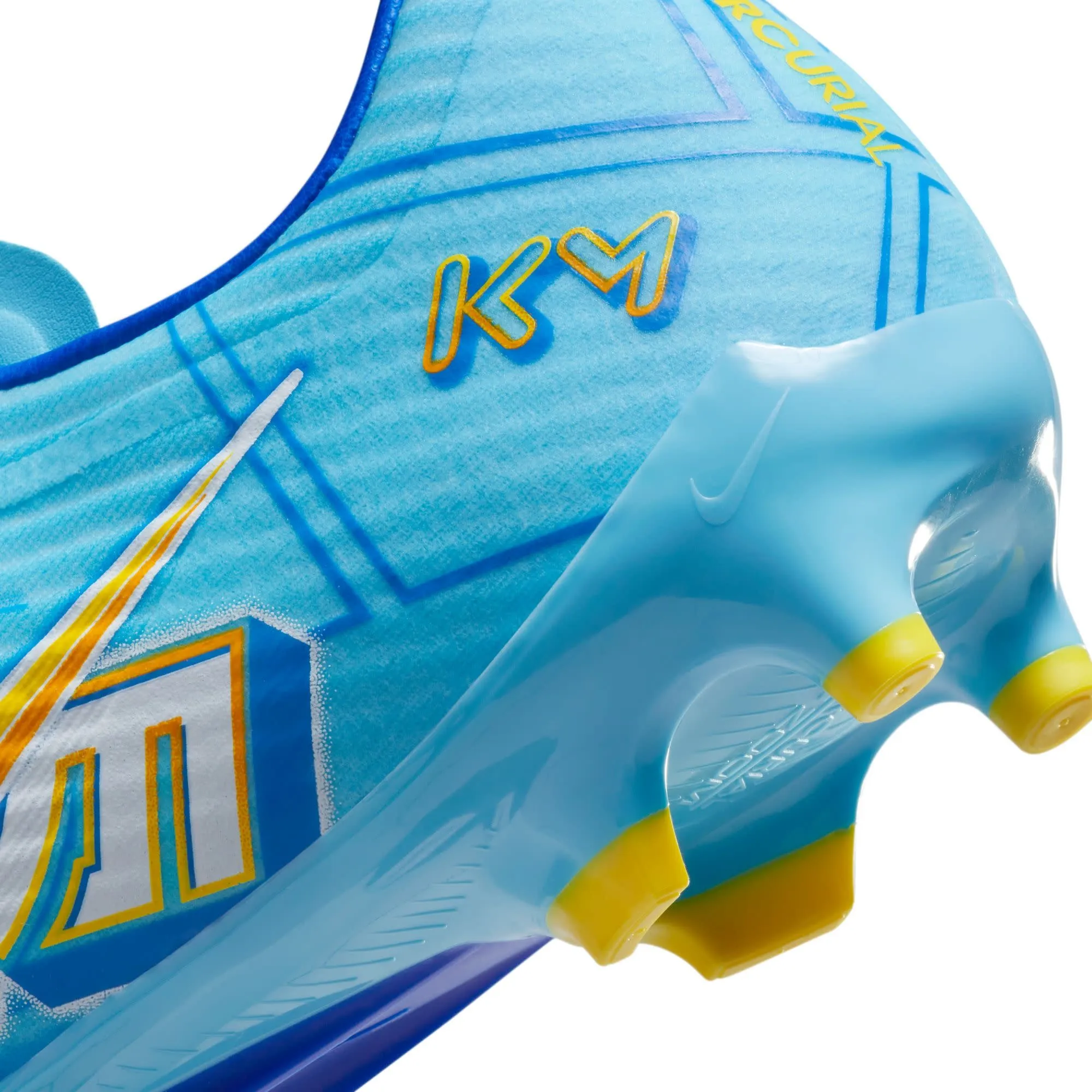 Nike Zoom Mercurial Vapor 15 Academy KM FG/MG (Blue/Yellow)