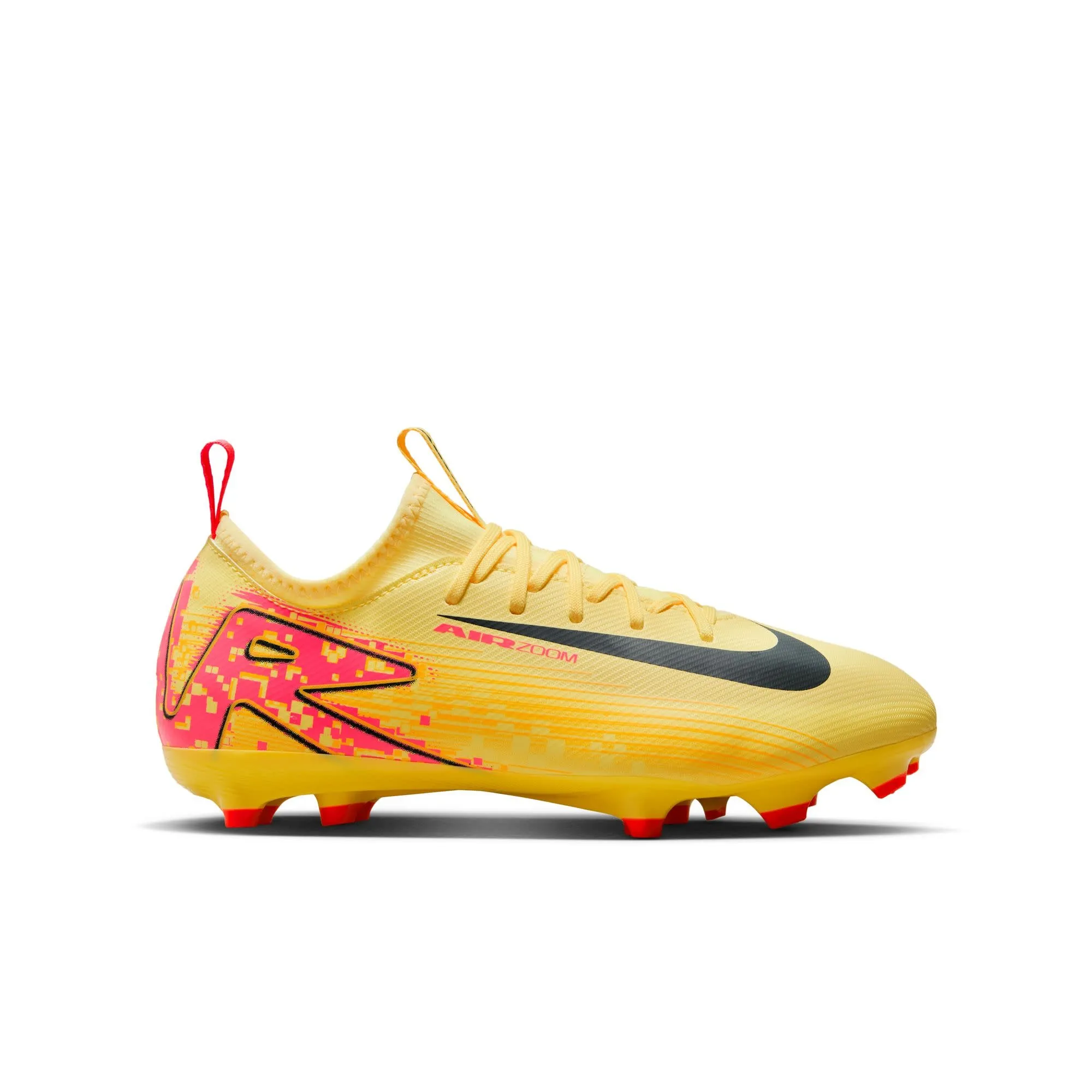 Nike Zoom Mercurial Vapor 16 Academy KM FG/MG Jr (Yellow/Pink)