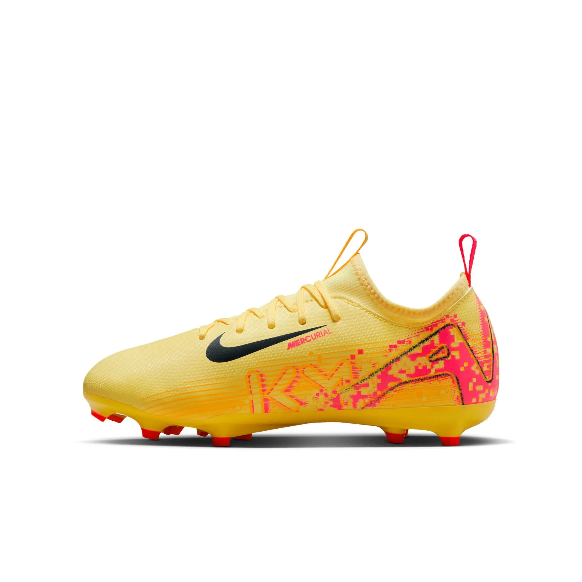 Nike Zoom Mercurial Vapor 16 Academy KM FG/MG Jr (Yellow/Pink)