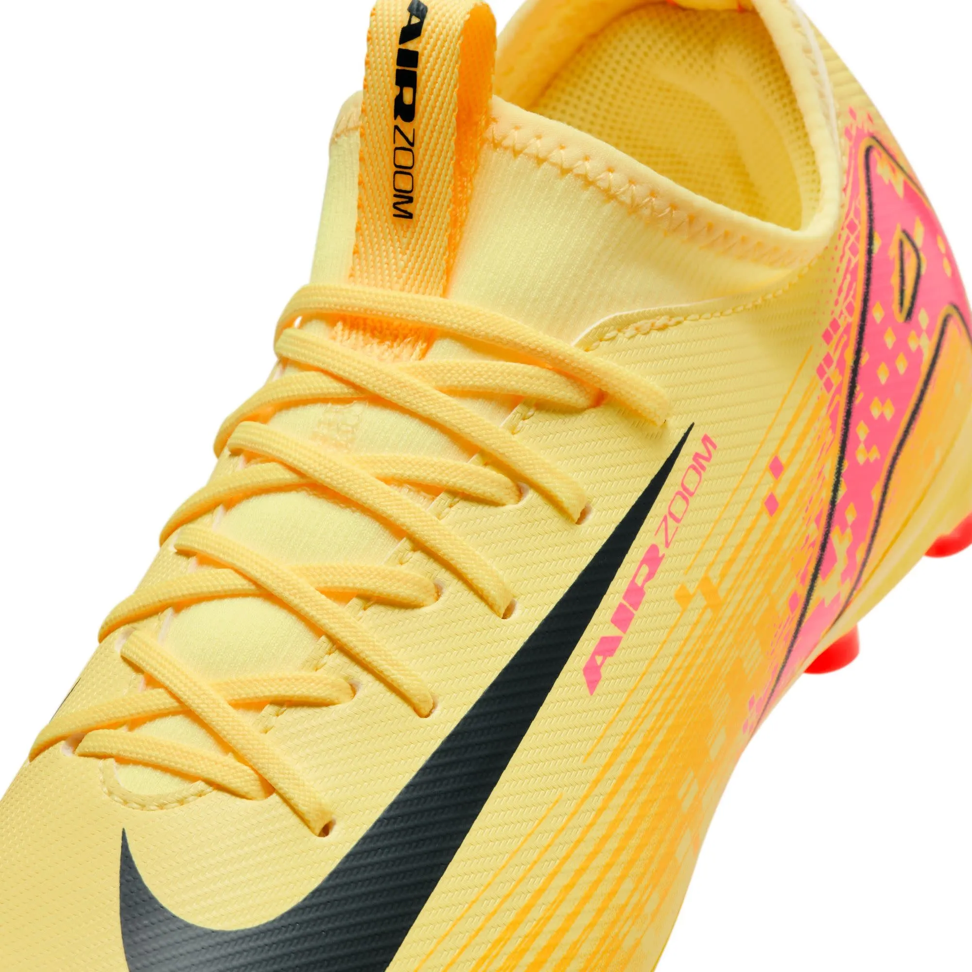 Nike Zoom Mercurial Vapor 16 Academy KM FG/MG Jr (Yellow/Pink)