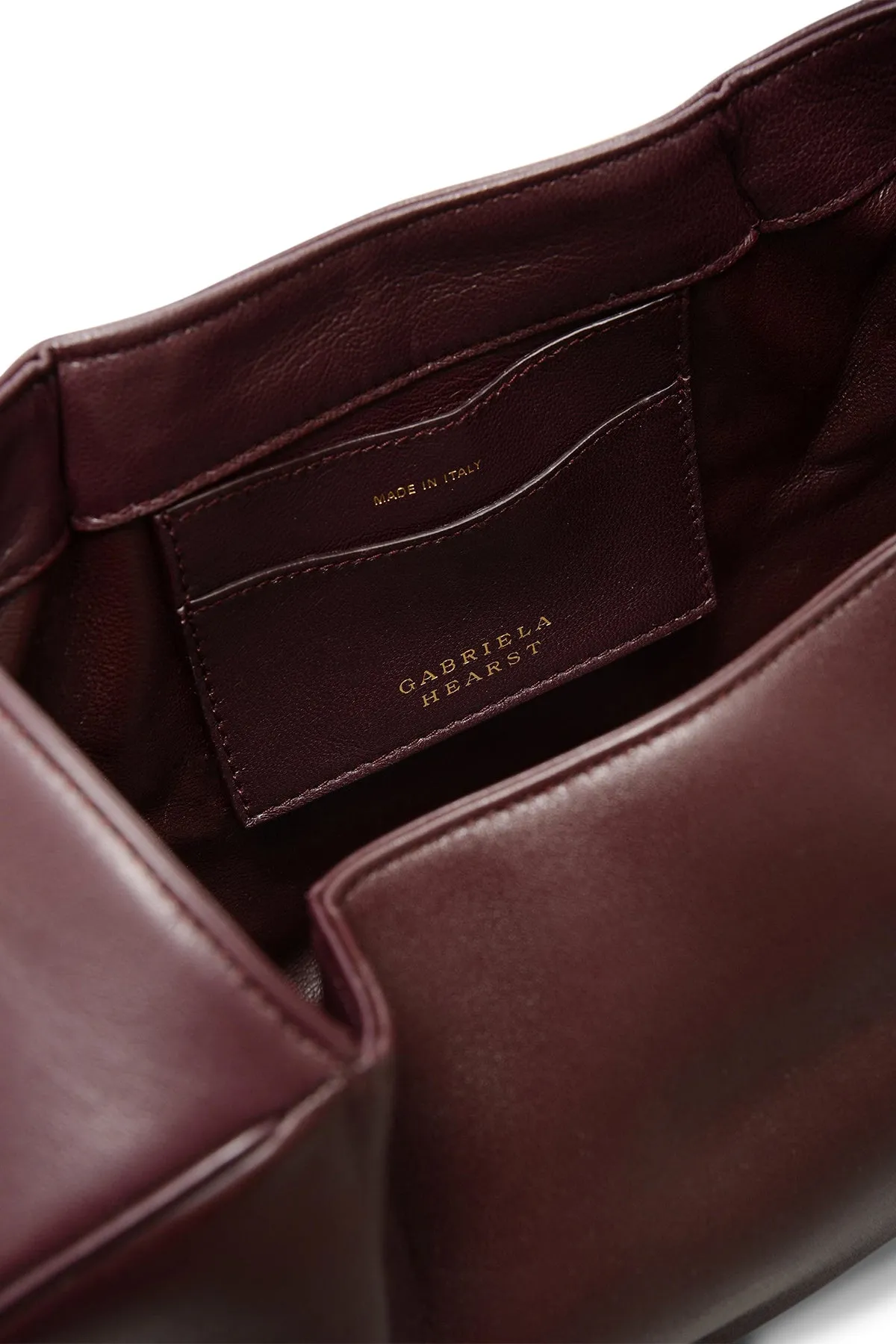 Nina Bag in Bordeaux Nappa Leather