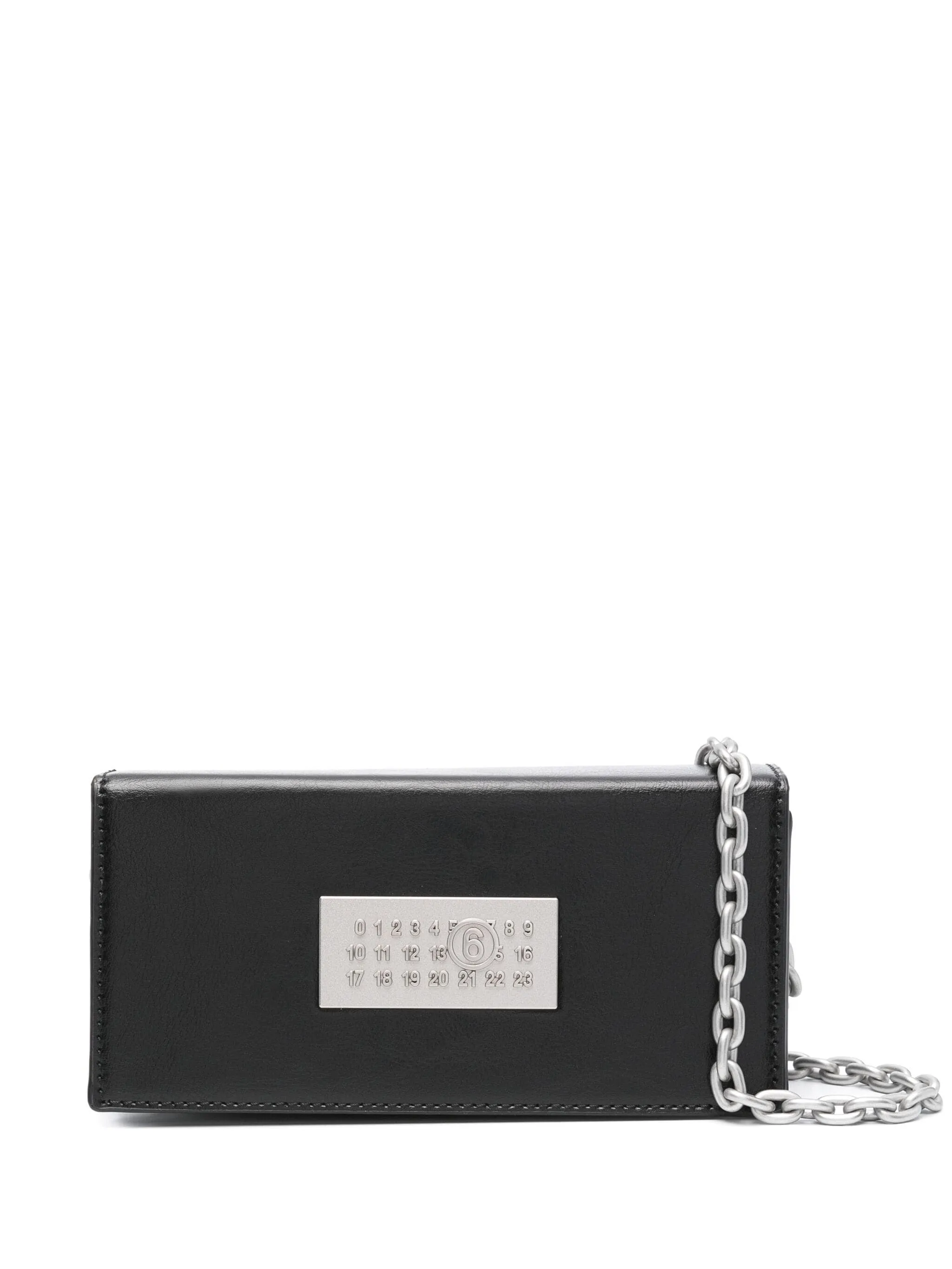 NUMBERS-PLAQUE CROSS BODY BAG