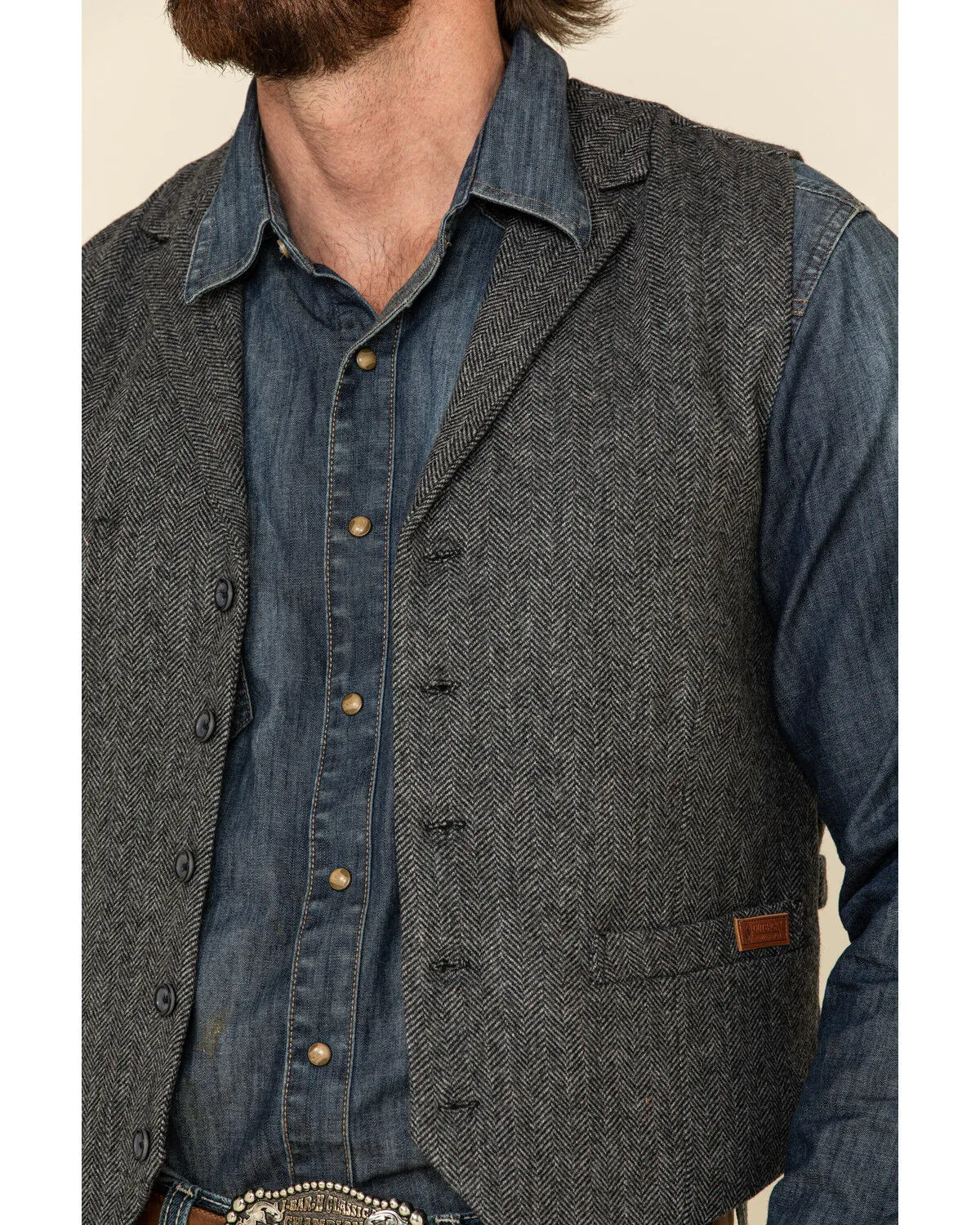 Outback Trading Co. Men's Charcoal Jessie Vest