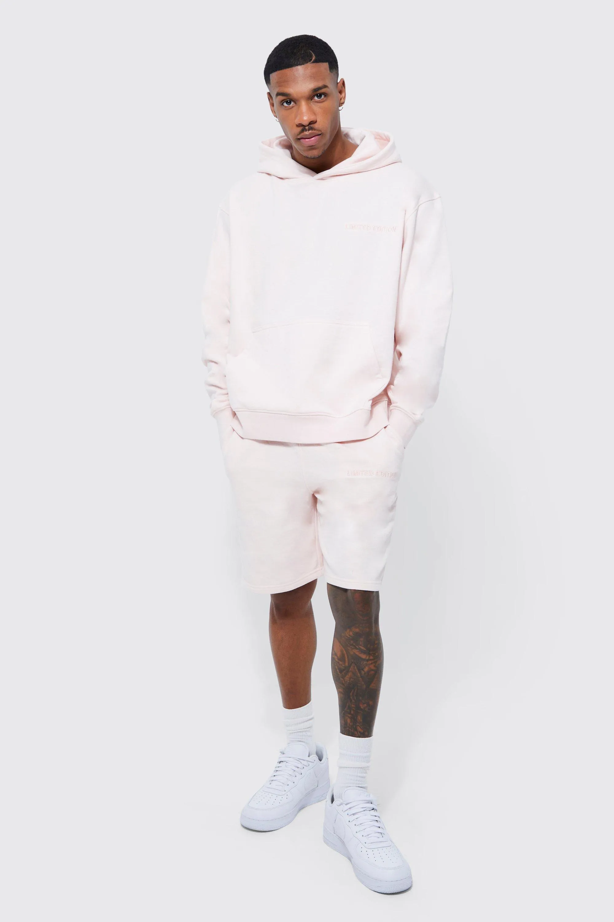 Oversized Premium Boxy Short Tracksuit | boohooMAN UK