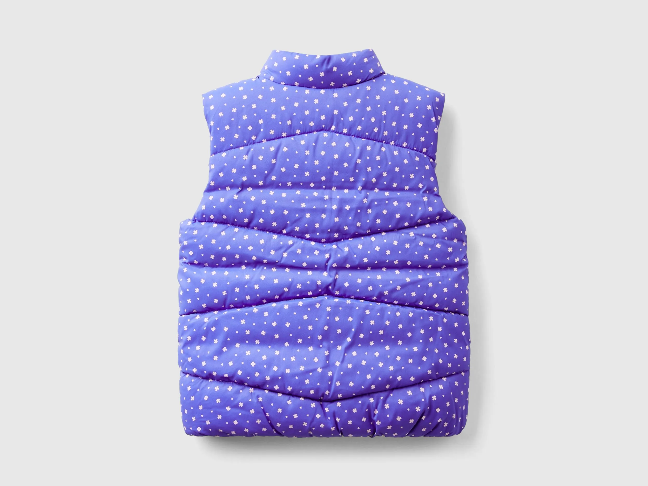 Padded "Rain Defender" vest - Periwinkle | Benetton