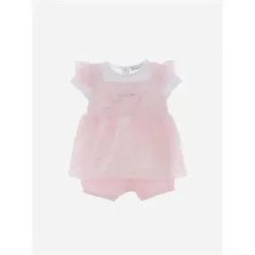 Patachou - Baby Girl Jersey Romper, Pink