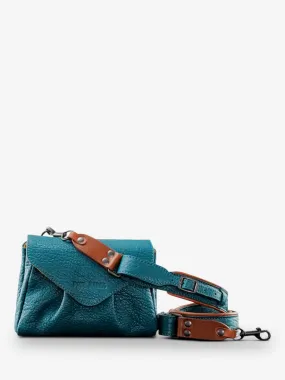 paulmarius leather shoulder bag for women Blue - Suzon S Pool Blue | PAUL MARIUS