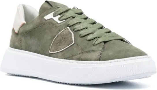 Philippe Model Paris Tres Temple low-top sneakers Green