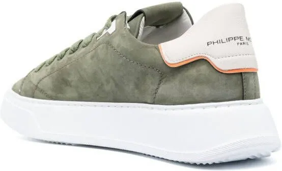 Philippe Model Paris Tres Temple low-top sneakers Green