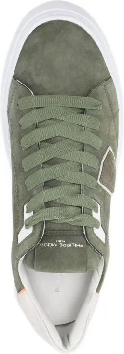 Philippe Model Paris Tres Temple low-top sneakers Green