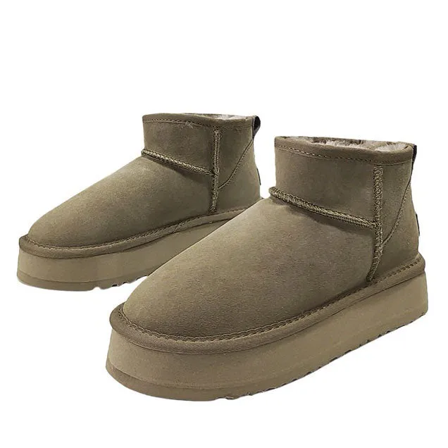 Platform Sheepskin Boot