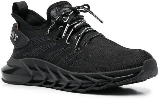 Plein Sport panelled lace-up sneakers Black